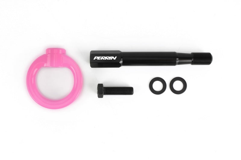 Perrin 14-19 Subaru Forester/Ascent Tow Hook Kit (Rear) - Hyper Pink-thumbmail-3