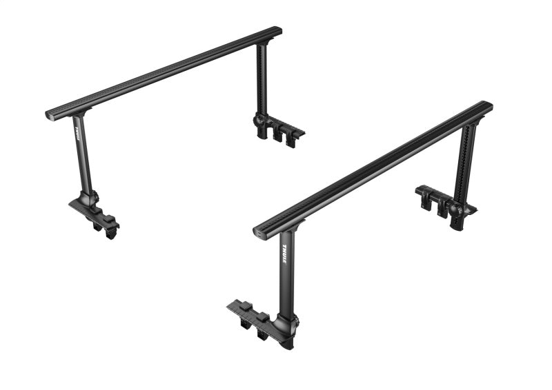 Thule Xsporter Pro Multi-Height Aluminum Truck Rack w/Load Stops & Locks - Black-thumbmail-11