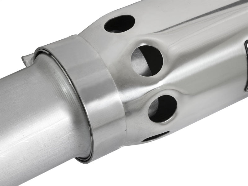 aFe LARGE BORE HD 3.5in DPF-Back SS Exhaust w/Polished Tip 2016 GM Colorado/Canyon 2.8L (td)-thumbmail-3