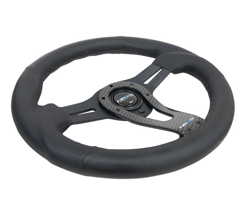 NRG Reinforced Steering Wheel (320mm) w/Carbon Center Spoke-thumbmail-3