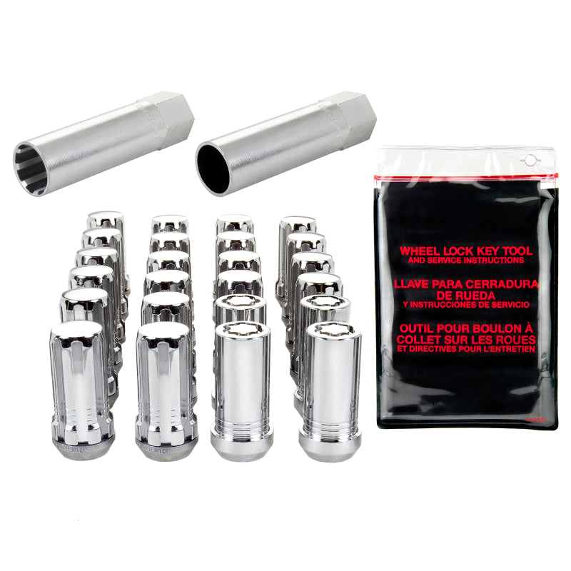 McGard SplineDrive Tuner 6 Lug Install Kit w/Locks & Tool (Cone) M14X1.5 / 1in. Hex - Chrome-thumbmail-3