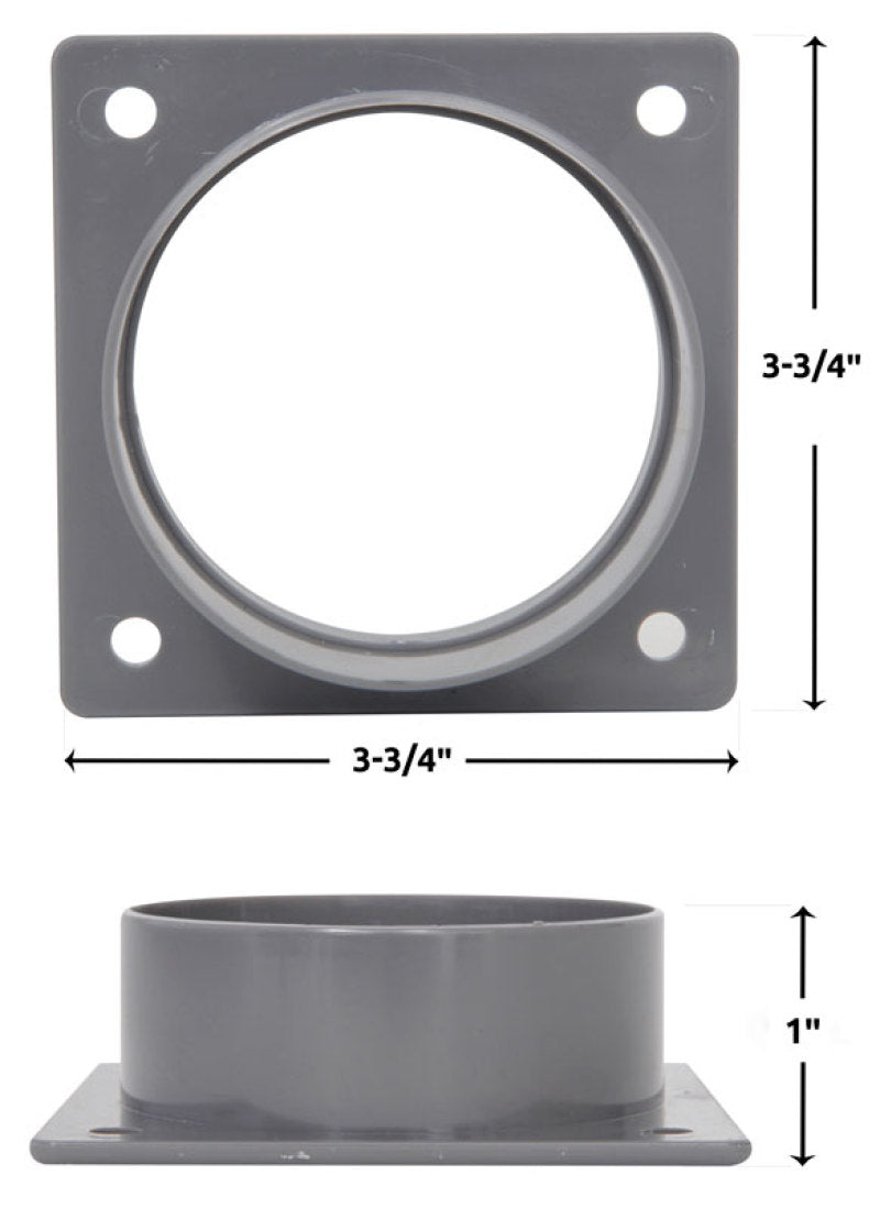 Spectre Air Duct/Intake Tube Mounting Plate 3in. Outlet-thumbmail-5