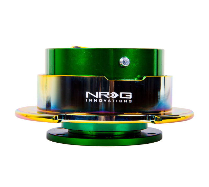 NRG Quick Release Gen 2.5 - Green Body / Neochrome Ring-thumbmail-2