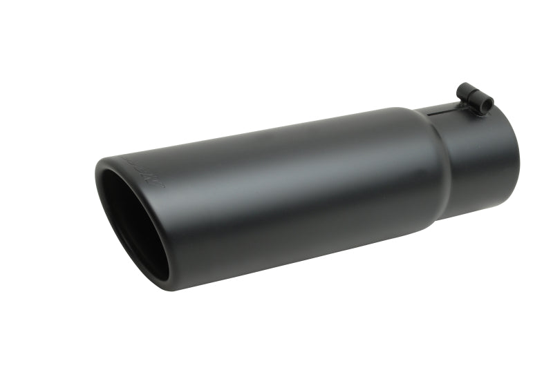 Gibson Rolled Edge Slash-Cut Tip - 8in OD/5in Inlet/19in Length - Black Ceramic-thumbmail-1