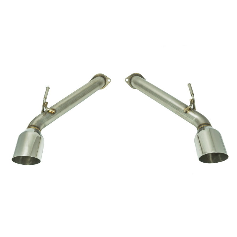 Remark 2017+ Infiniti Q60 Axle Back Exhaust w/Stainless Steel Single Wall Tip-thumbmail-1