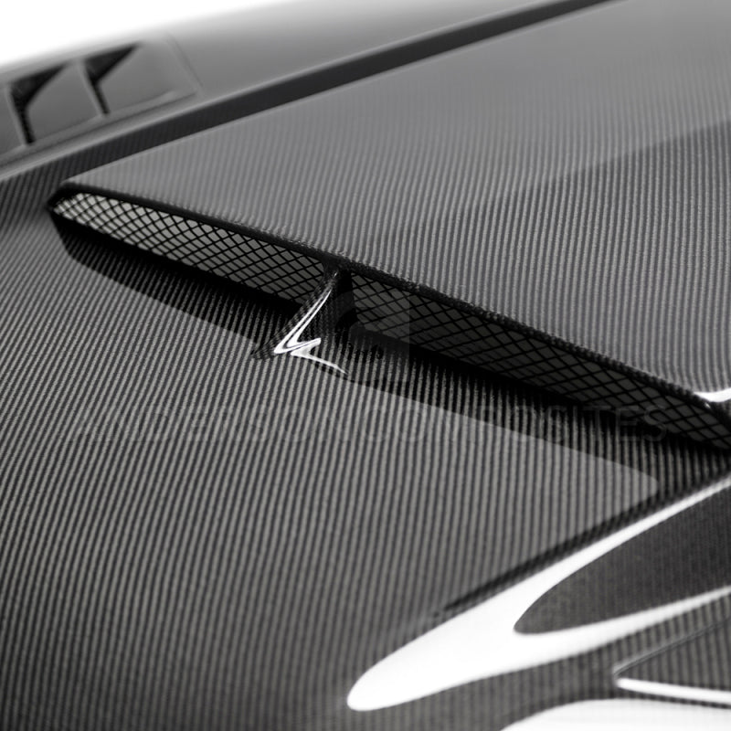 Anderson Composites 2018-2019 Ford Mustang Ram Air Double Sided Carbon Fiber Hood-thumbmail-5