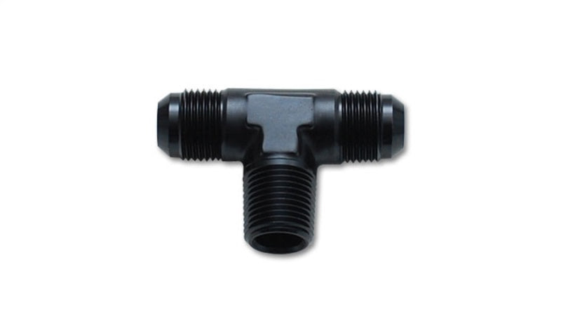 Vibrant -6AN x 1/4in NPT Flare to Pipe Tee Adapter Fitting - Aluminum-thumbmail-2