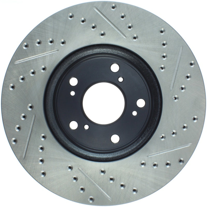 StopTech Slotted & Drilled Sport Brake Rotor Front Right 13 Honda Accord Sport-thumbmail-8