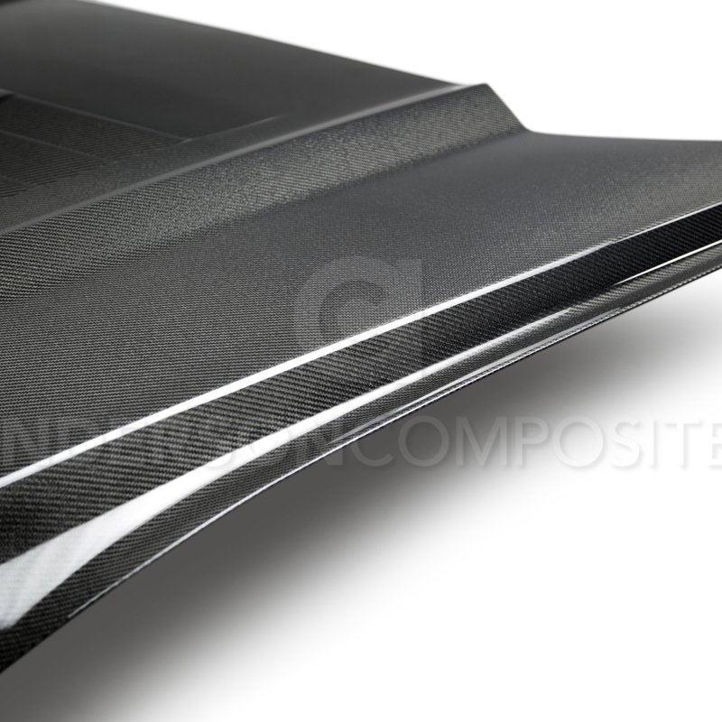 Anderson Composites 15-17 Ford Mustang (Excl. GT350/GT350R) Double Sided Type-GT5 Carbon Fiber Hood-thumbmail-4