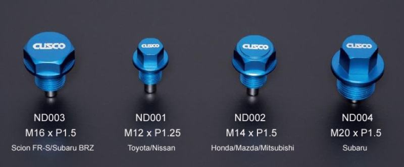 Cusco Neodymium Magnetic Drain Bolt - Honda/Mazda/Mitsubishi/Suzuki-thumbmail-1