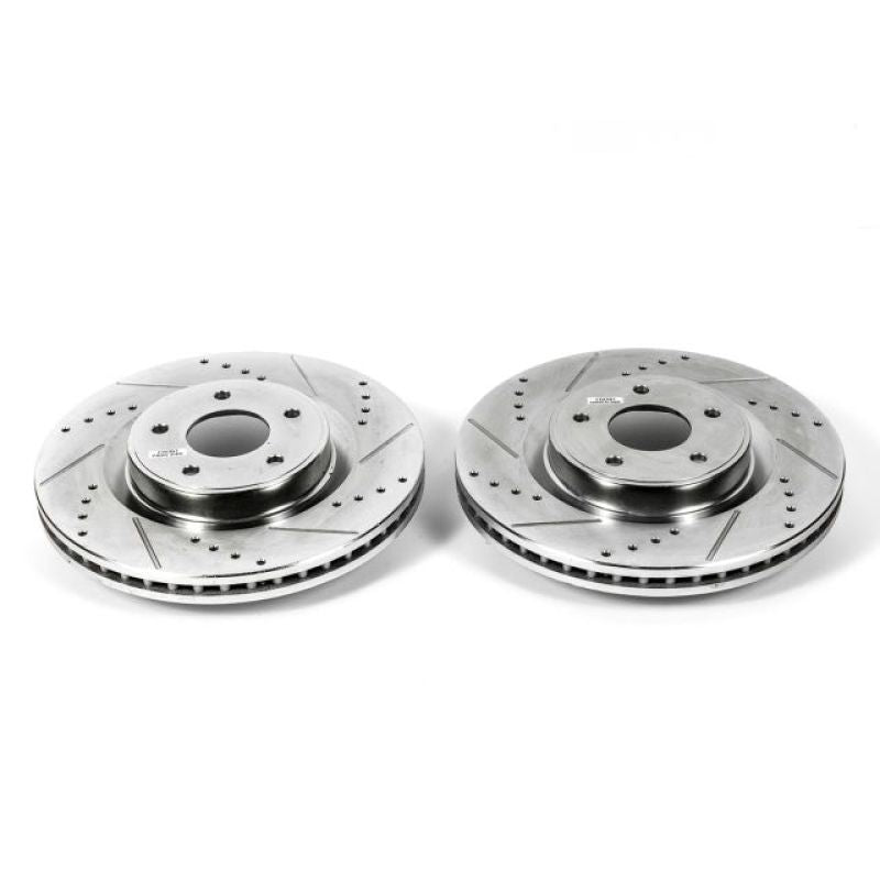 Power Stop 2013 Infiniti JX35 Front Evolution Drilled & Slotted Rotors - Pair-thumbmail-1