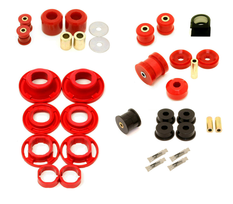 BMR 12-15 5th Gen Camaro Street Version Total Suspension Bushing Kit (BK041/BK021/BK022) - Black/Red-thumbmail-1