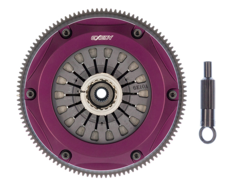 Exedy 1996-1996 Mitsubishi Lancer Evolution IV L4 Hyper Twin Cerametallic Clutch Sprung Center Disc-thumbmail-5