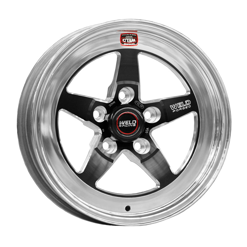 Weld S71 15x10.33 / 5x4.5 BP / 3.5in. BS Black Wheel (Low Pad) - Non-Beadlock-thumbmail-1