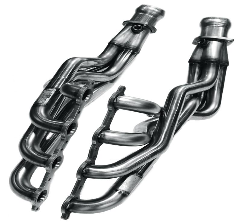 Kooks 09-14 Cadillac CTS-V LSA 6.2L 1-7/8in x 3in SS Longtube Headers and Green Catted SS X-Pipe-thumbmail-2