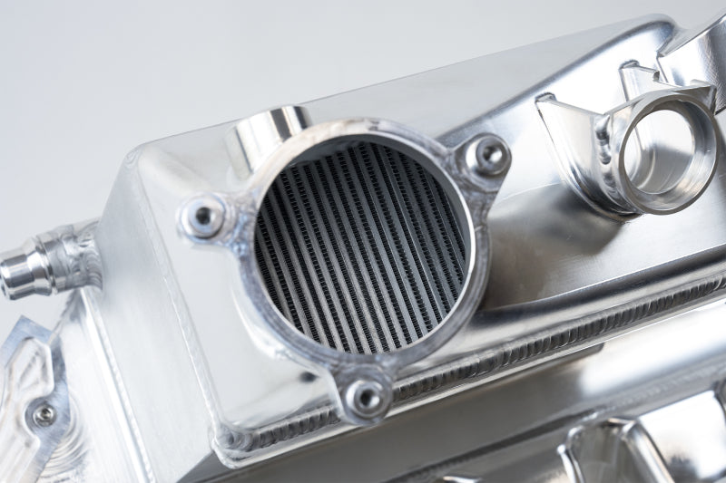 CSF BMW M2/M3/M4 S58 Comp &amp; Non-Comp (G8X) Charge-Air Cooler Manifold - Thermal Dispersion Black-thumbmail-9