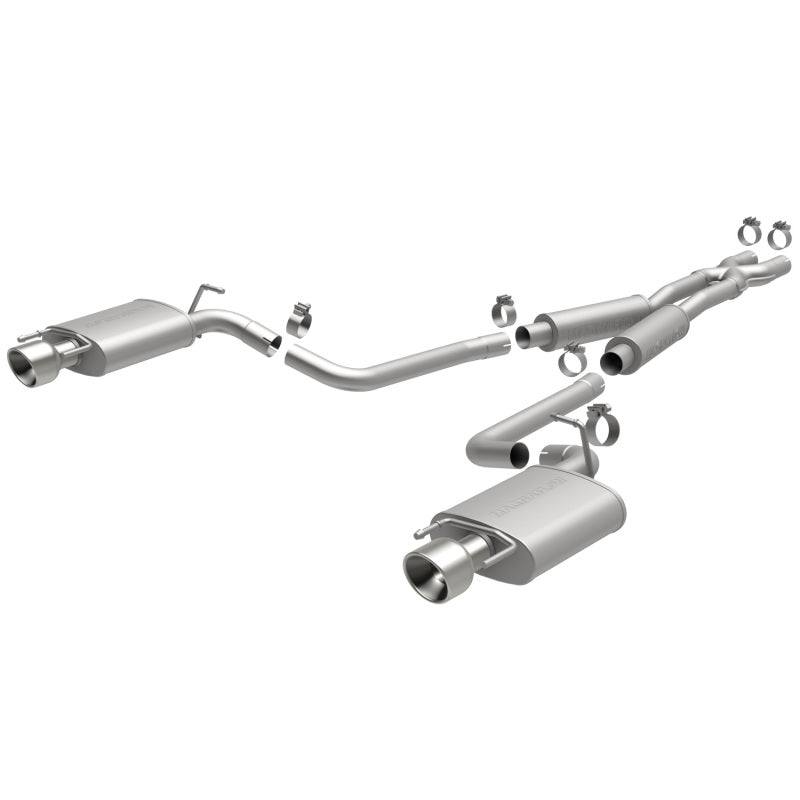 MagnaFlow 10-12 Cadillac CTS V6 3.0L (Exc AWD) Dual Split Rear Exit Stainless Cat Back Perf Exhaust-thumbmail-1
