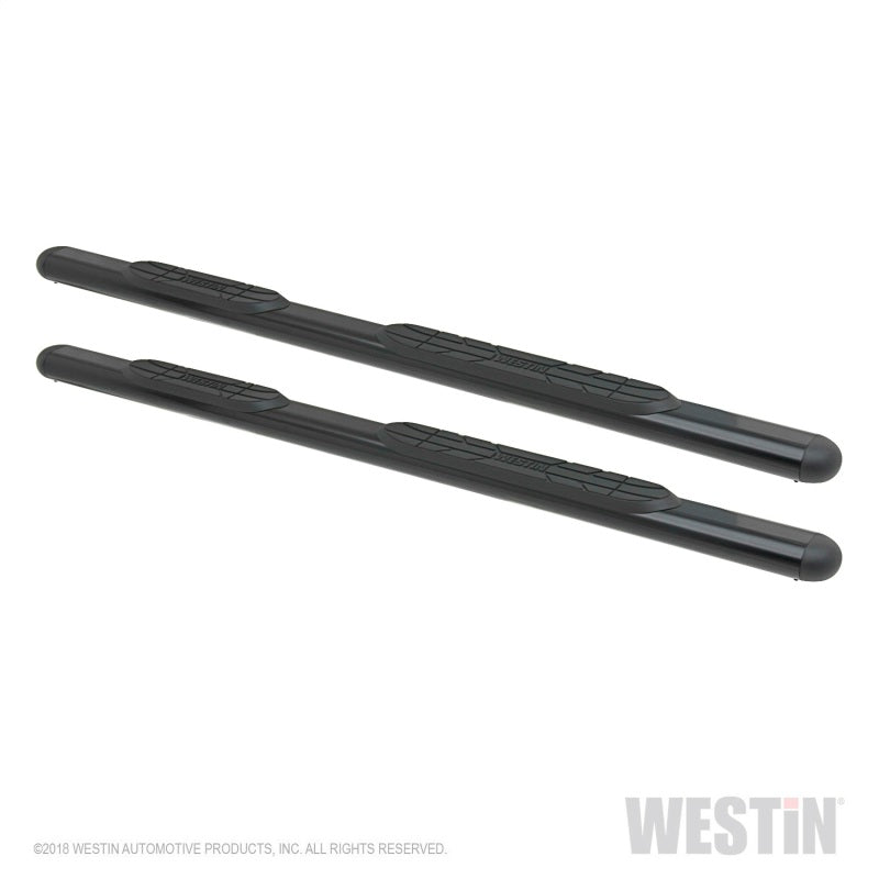 Westin Premier 4 Oval Nerf Step Bars 75 in - Black-thumbmail-10