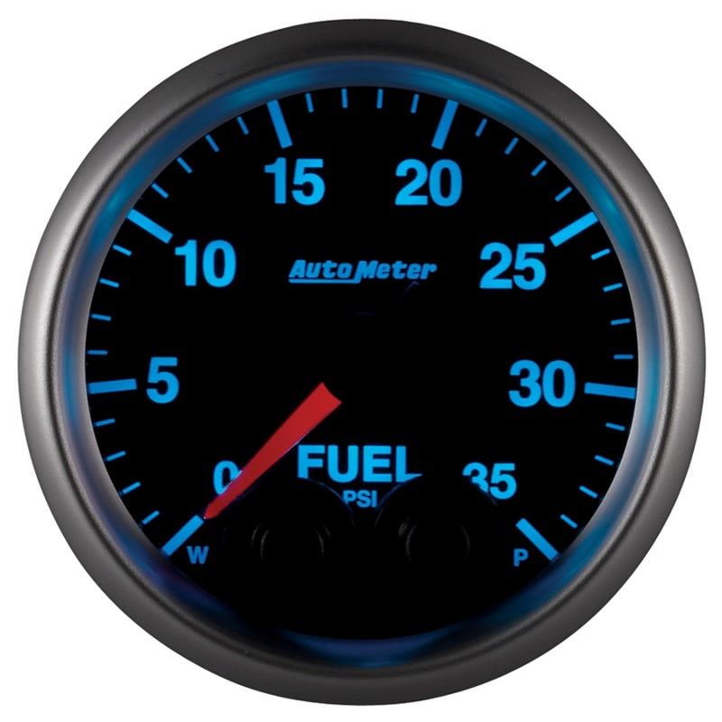 Autometer Elite 2-1/16in 0-35 PSI Fuel Pressure Stepper Motor w/ Peak & Warn-thumbmail-5