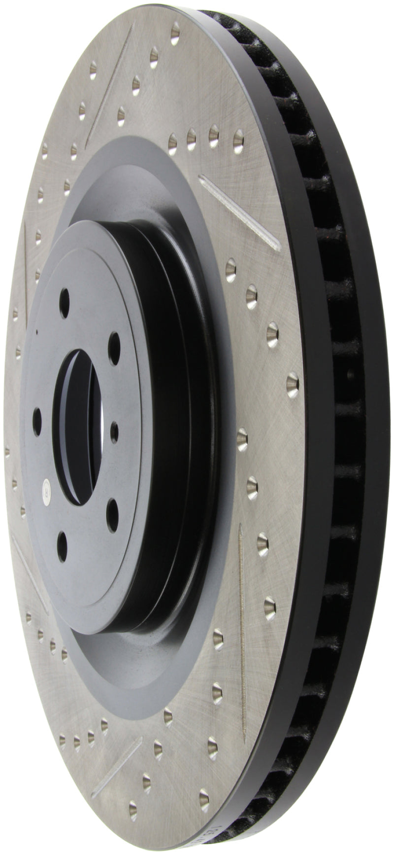 StopTech Infiniti G37 / Nissan 370Z SportStop Slotted & Drilled Front Right Rotor-thumbmail-9