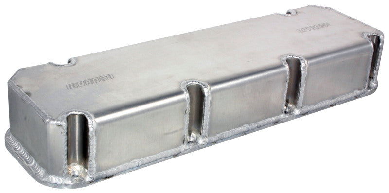Moroso Ford 429-460 Valve Cover w/Billet Rail - 3.5in - Aluminum - Pair-thumbmail-1