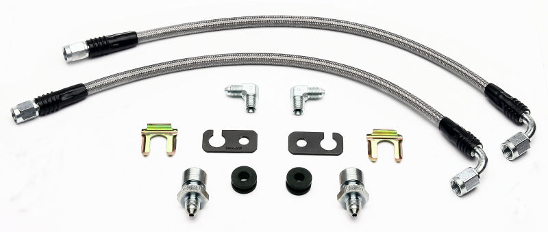 Wilwood Flexline Kit Front 2008 Toyota Matrix w/ SL6 Caliper-thumbmail-1
