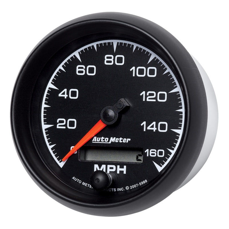 Autometer ES 85.7mm In-Dash Speedometer Elec. Programmable 160mph Gauge-thumbmail-2
