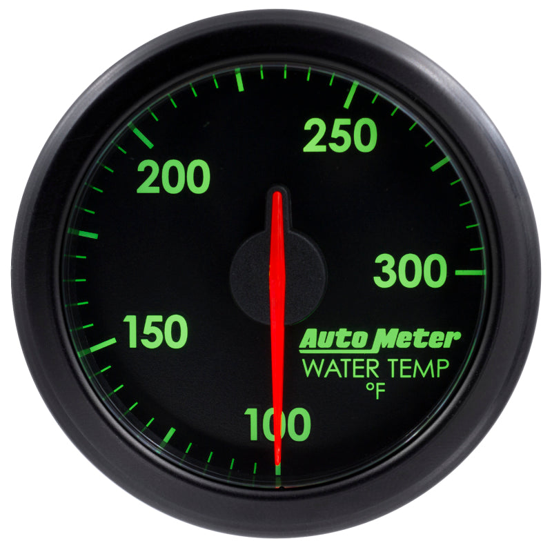Autometer Airdrive 2-1/6in Water Temperature Gauge 100-300 Degrees F - Black
