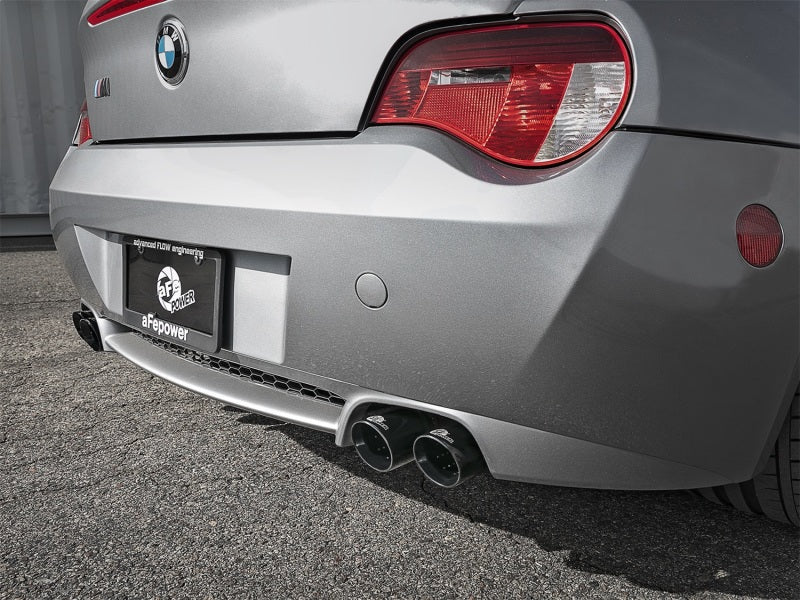 aFe MACH Force-Xp 2-1/2in 304 SS Cat-Back Exhaust w/ Black Tips 05-08 BMW Z4 M Coupe (E86) L6 3.2L-thumbmail-2