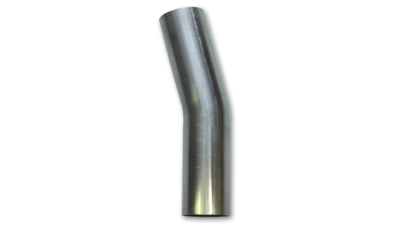 Vibrant 2.5in O.D. T304 SS 15 deg Mandrel Bend 5in x 5in leg lengths (3.5in Centerline Radius)-thumbmail-2