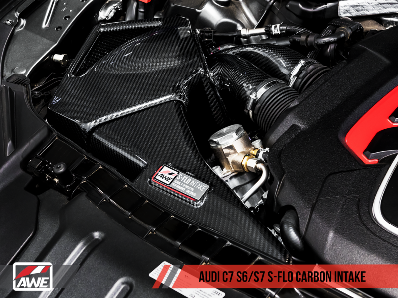 AWE Tuning Audi C7 S6 / S7 4.0T S-FLO Carbon Intake V2-thumbmail-10