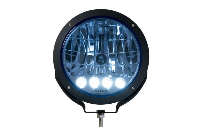 Putco HID Off Road Lamp w/4 LED DayTime Running Lights - 9in Black Housing w/ Blue Tinted Lens-thumbmail-3
