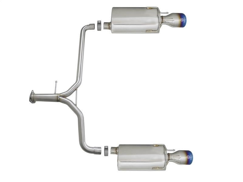 aFe Takeda 2.25-1.75in 304 SS Axle-Back Exh w/Blue Flame Tips 13-17 Honda Accord Sport Sedan I4-2.4L-thumbmail-4