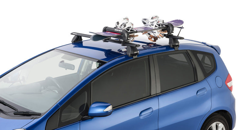 Rhino-Rack Universal Ski/Snowboard Carrier - Fits 3 Pairs of Skis or 2 Snowboards - Black-thumbmail-3