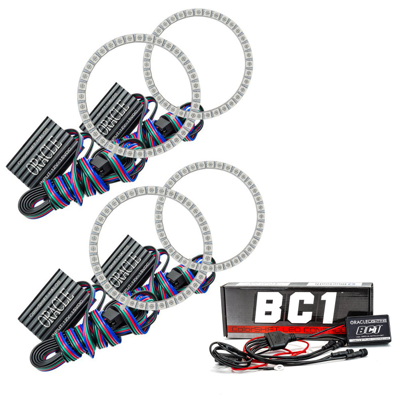 Oracle Nissan 370 Z 09-20 Dual Halo Kit - ColorSHIFT w/ BC1 Controller-thumbmail-1