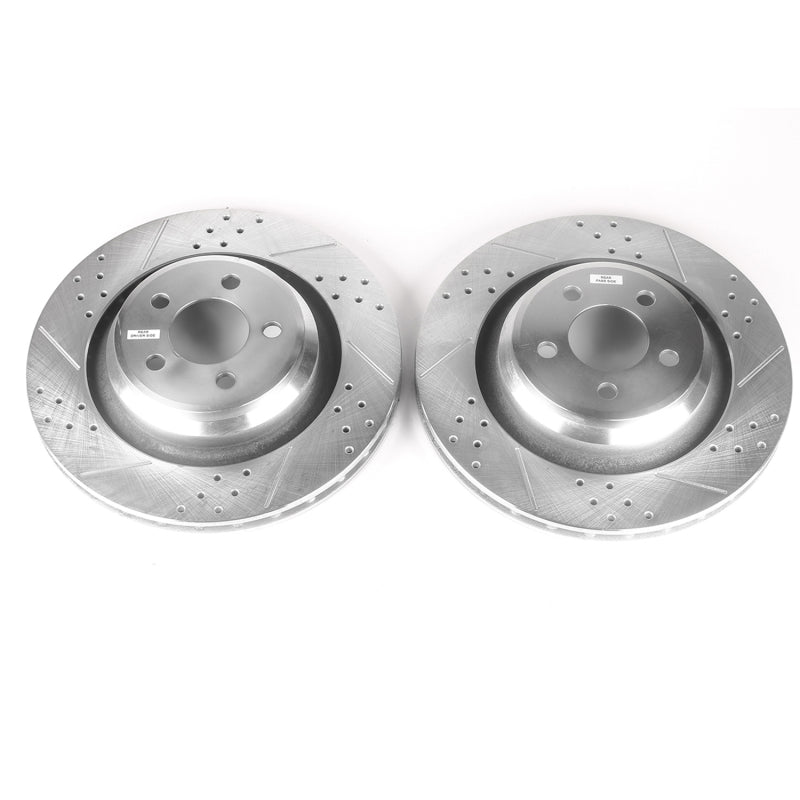 Power Stop 05-10 Chrysler 300 Rear Evolution Drilled & Slotted Rotors - Pair-thumbmail-2