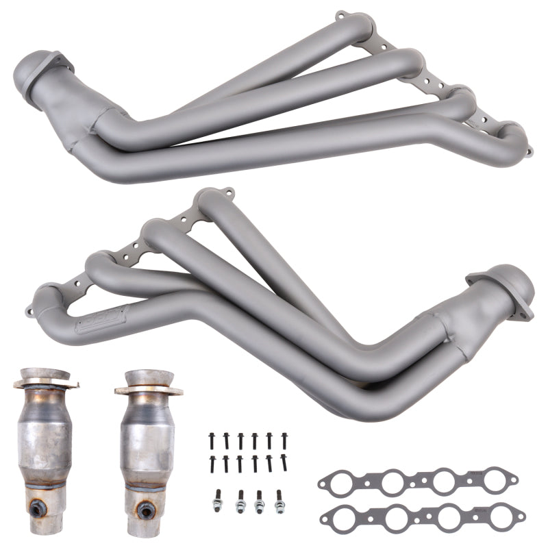 BBK 2010-15 Camaro Ls3/L99 1-7/8 Full-LenGTh Headers W/ High Flow Cats (Titanium Ceramic)-thumbmail-6