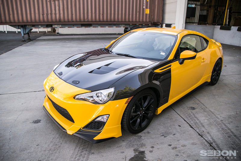 Seibon 12-13 BRZ/FRS TS Style Carbon Fiber Hood-thumbmail-3