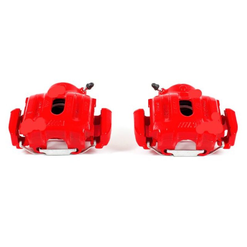 Power Stop 95-99 BMW M3 Front Red Calipers w/Brackets - Pair-thumbmail-1