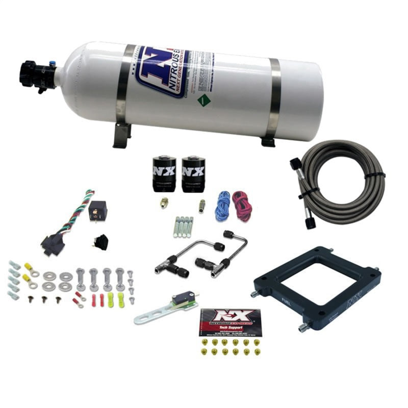 Nitrous Express Dominator Gemini Pro-Power Nitrous Kit (100-500HP) w/15lb Bottle-thumbmail-2