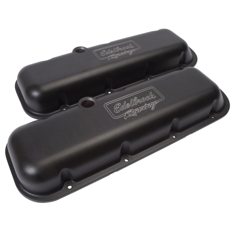 Edelbrock Valve Cover Victor Series Chevrolet 1965 and Later 396-502 V8 Low Black-thumbmail-8