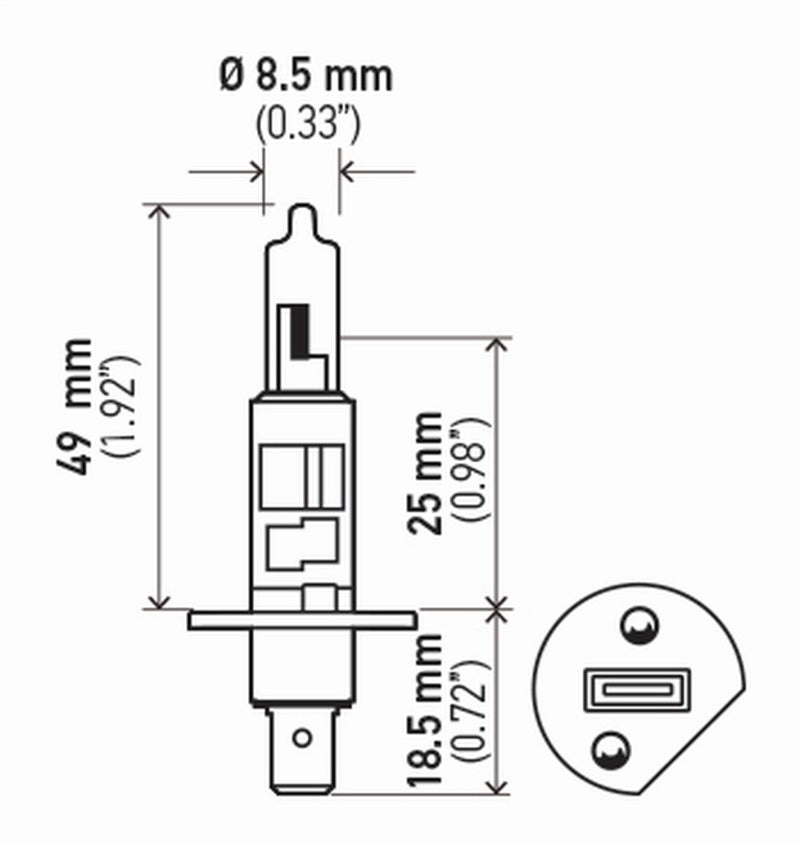 Hella H1 12V 55W Hella High Performance Xenon Bulb (Pair)-thumbmail-9