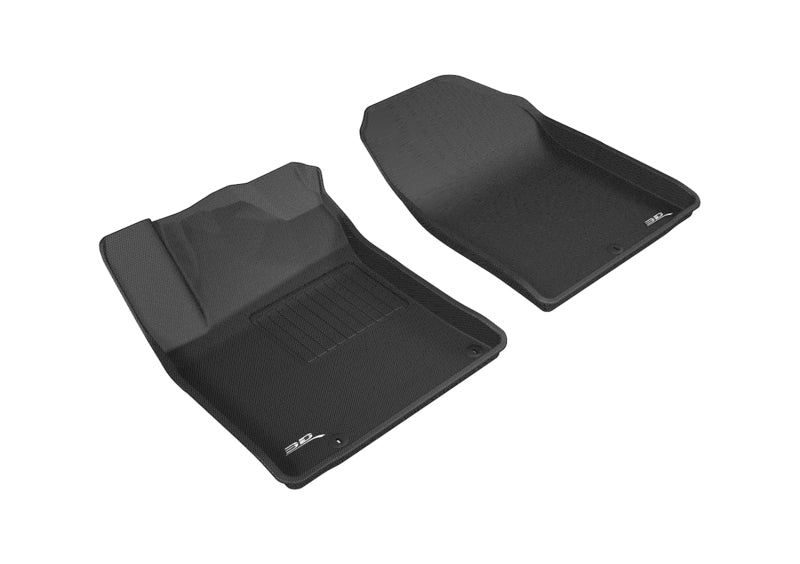 3D MAXpider 2018-2020 Hyundai Elantra GT Kagu 1st Row Floormat - Black-thumbmail-1