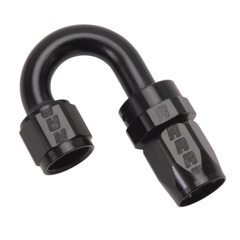Russell Performance -8 AN Black 180 Degree Full Flow Swivel Hose End-thumbmail-3