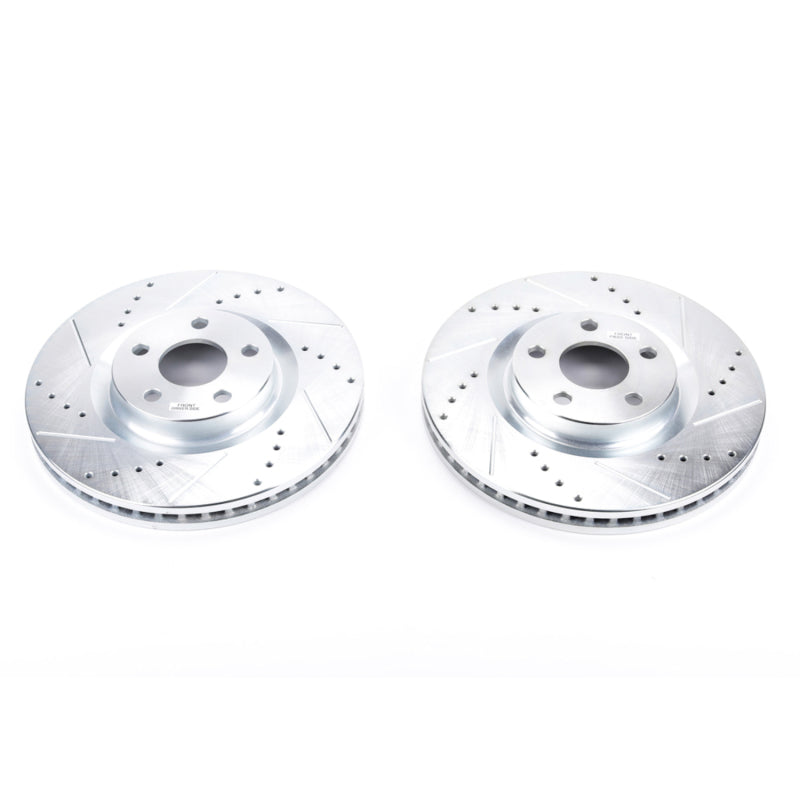 Power Stop 15-19 Ford Edge Front Evolution Drilled & Slotted Rotors - Pair-thumbmail-2