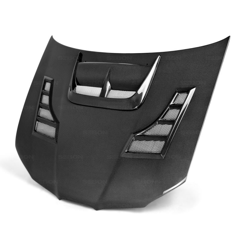 Seibon 06-07 Subaru WRX/STi CW Carbon Fiber Hood-thumbmail-3