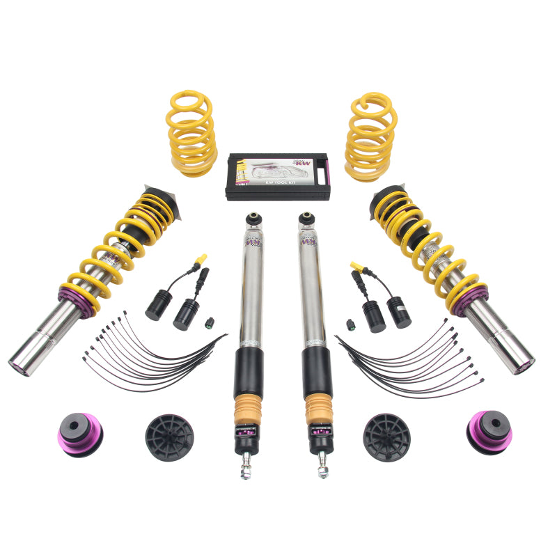 KW Coilover Kit V3 2017+ Audi A4 (B9) Sedan 2wd w/ Electronic Dampers-thumbmail-9