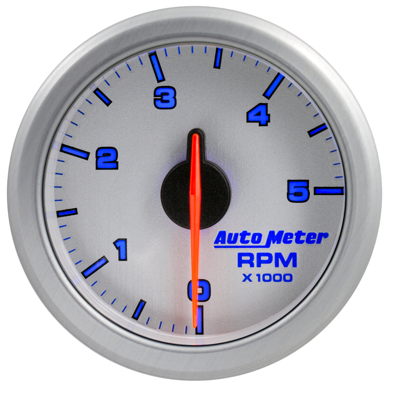 Autometer Airdrive 2-1/6in Tachometer Gauge 0-5K RPM - Silver-thumbmail-5