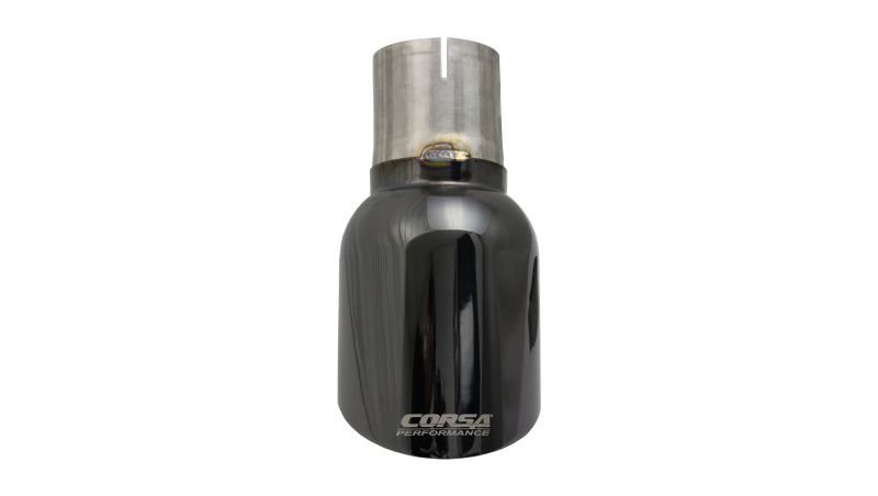 Corsa Single Universal 2.75in Inlet / 4.5in Outlet Black PVD Pro-Series Tip Kit-thumbmail-3