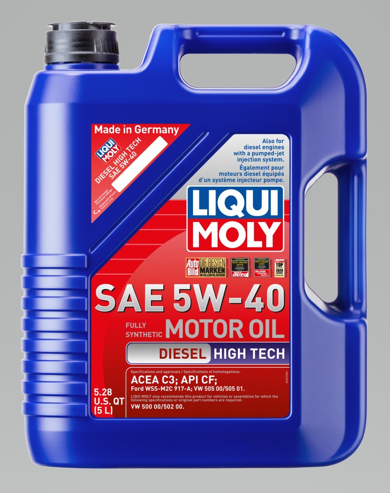 LIQUI MOLY 5L Diesel High Tech Motor Oil 5W40-thumbmail-2